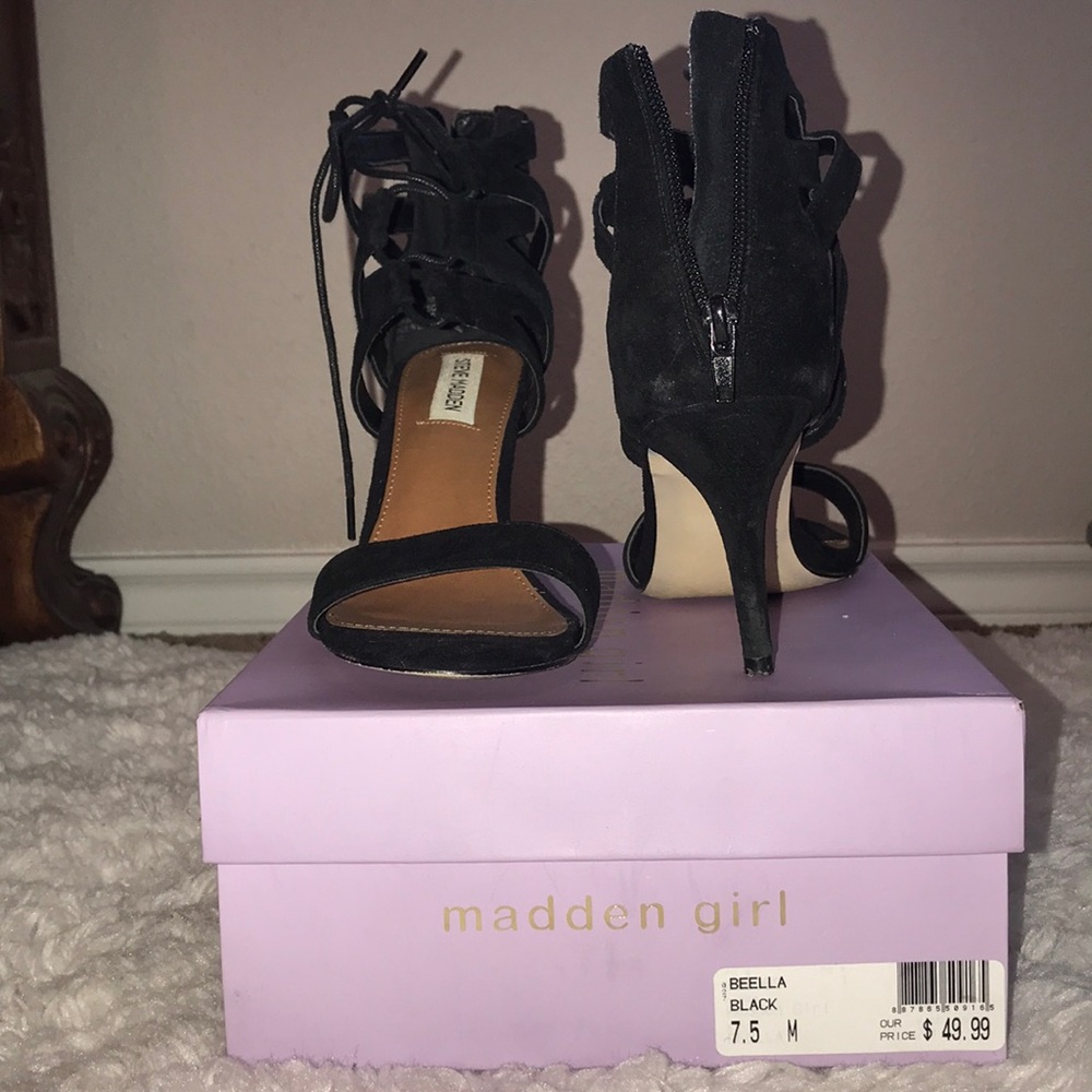 Madden Girl lace up heels